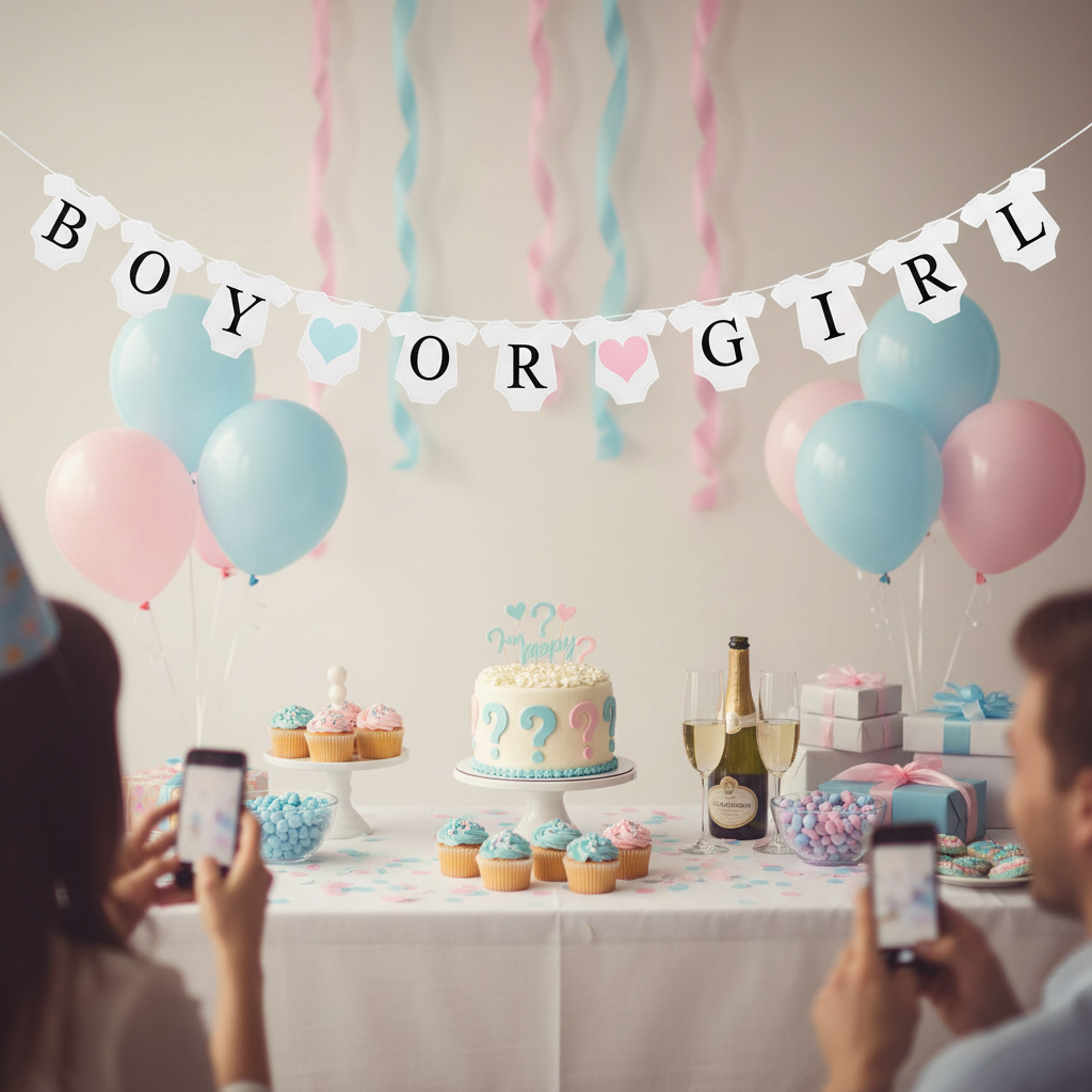 Boy or Girl Baby Onesie Banner