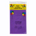 Dark Purple Plastic Table Cover 54x108 in