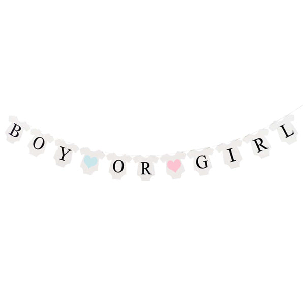 Boy or Girl Baby Onesie Banner