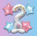 Girl or Boy Question Mark Standing Balloon - 5 Pcs Set