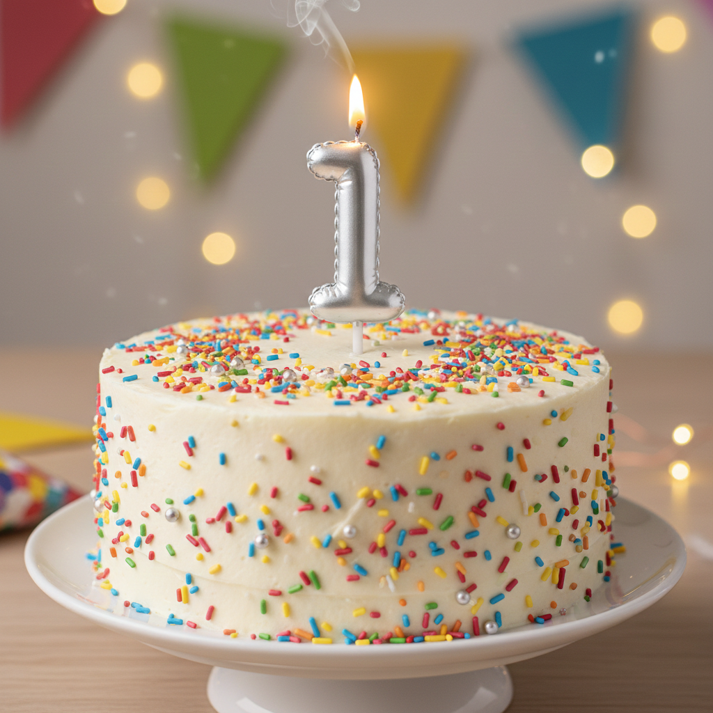 Number Balloon Shaped Birthday Candles 0-9