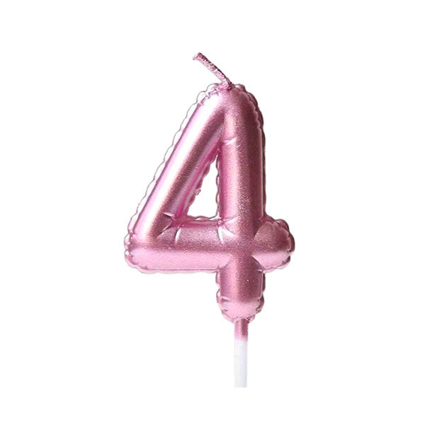 Number Balloon Shaped Birthday Candles 0-9