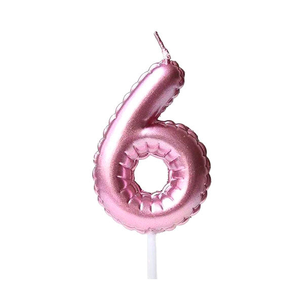 Number Balloon Shaped Birthday Candles 0-9