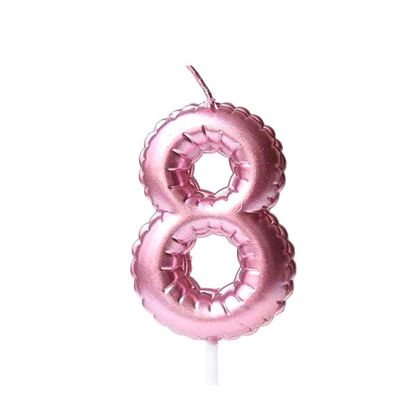 Number Balloon Shaped Birthday Candles 0-9