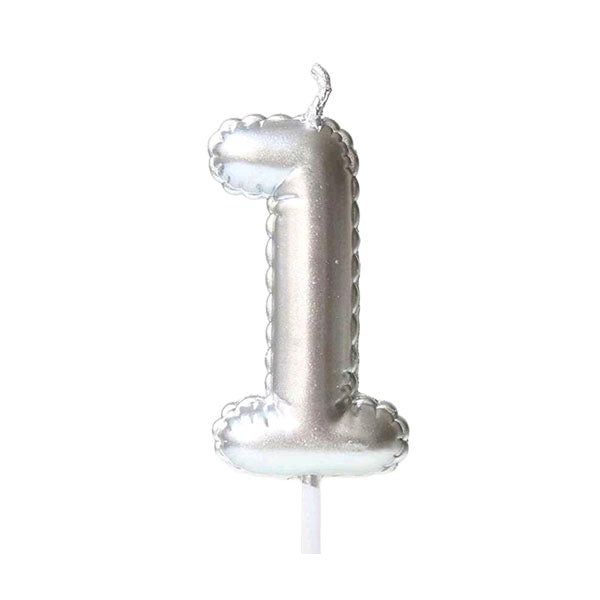 Number Balloon Shaped Birthday Candles 0-9
