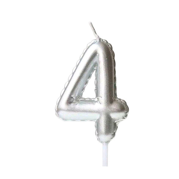 Number Balloon Shaped Birthday Candles 0-9