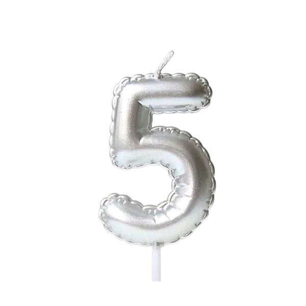 Number Balloon Shaped Birthday Candles 0-9