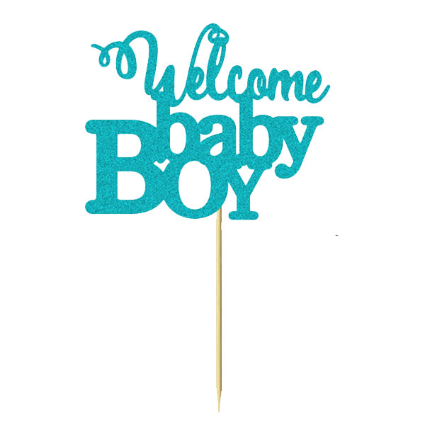 Welcome Baby Cake Topper