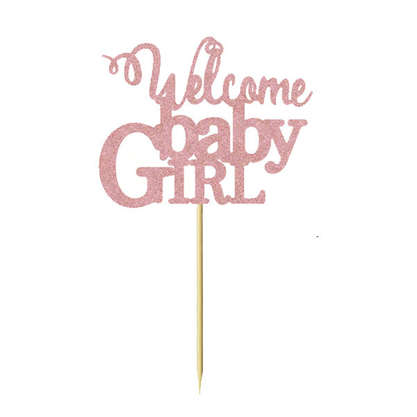 Welcome Baby Cake Topper